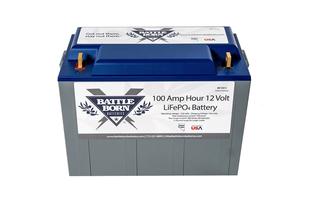 100 Ah 12V LiFePO4 Deep Cycle Battery
