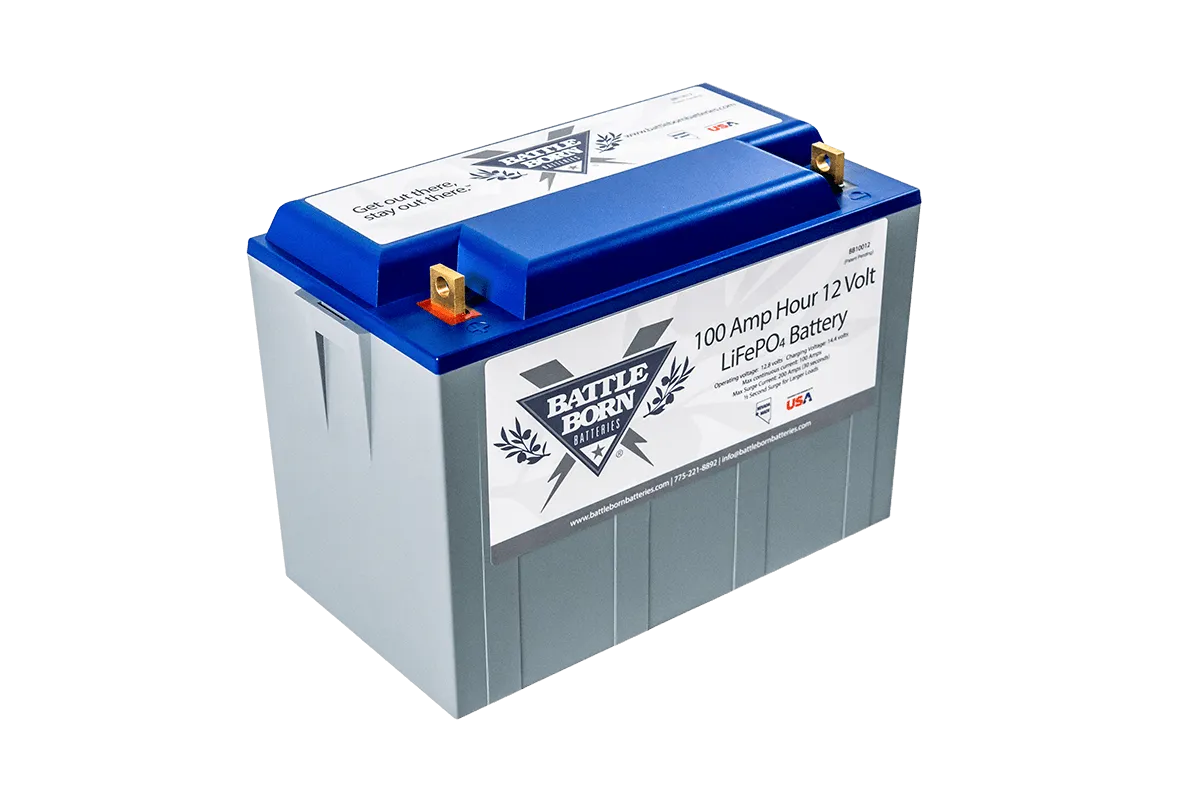 100 Ah 12V LiFePO4 Deep Cycle Battery