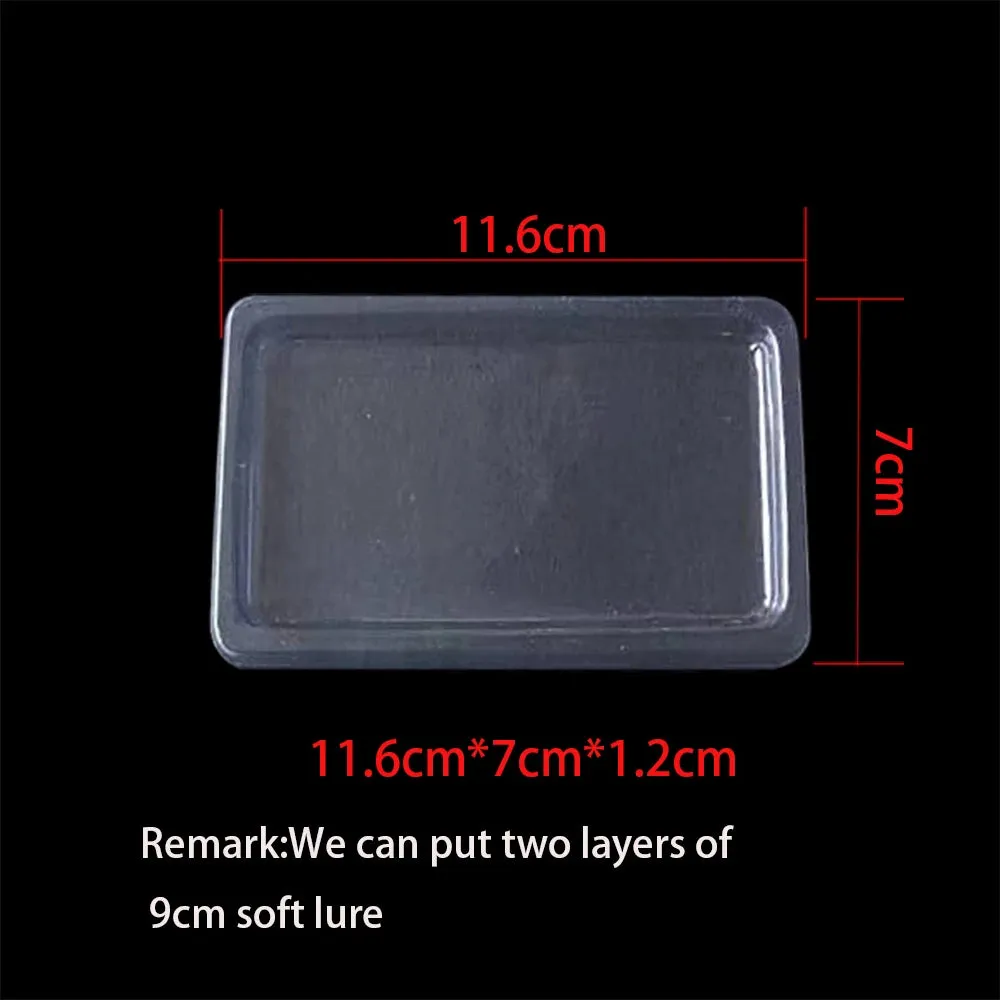 100 pcs/lot Packing bag plastic bag PVC blister package for fishing lure