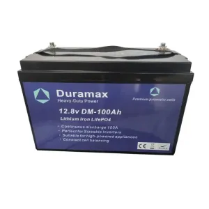 120amp Duramax Lithium Battery with Built-in Battery Monitor - Active Bms