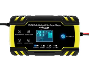 12V/24V Motorcycle Car Battery Charger