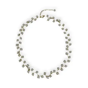 165-01-G | LATTICE PEARL CHOKER IN GOLD