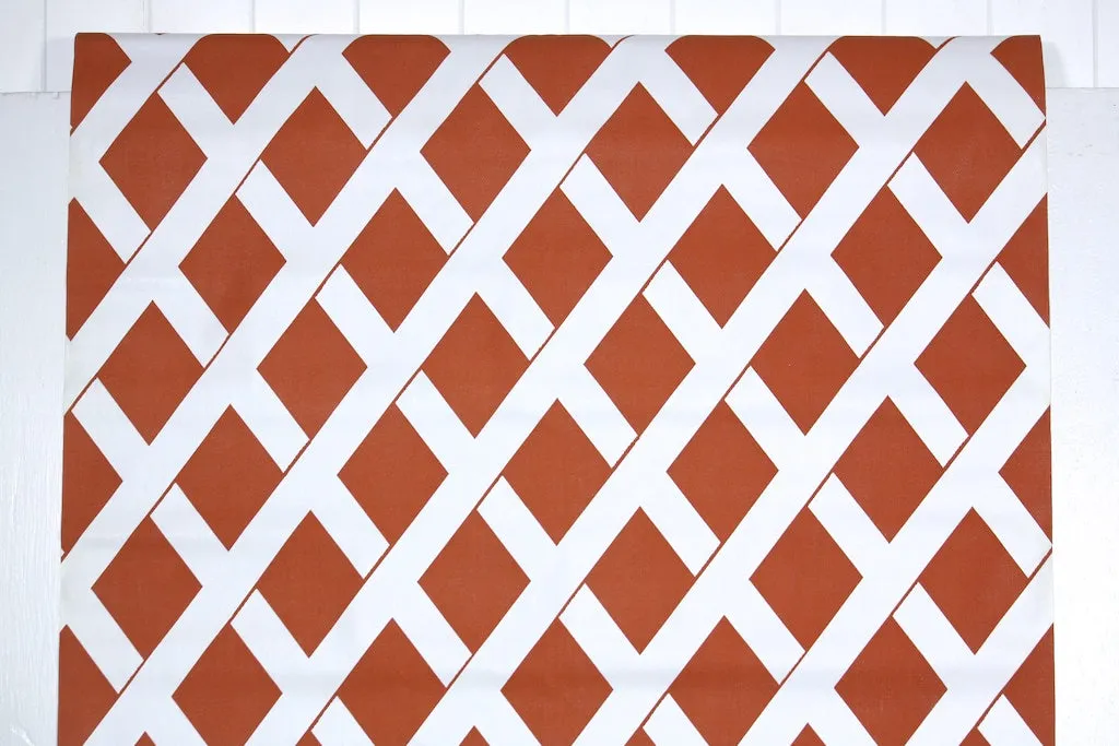 1970s Geometric Vinyl Vintage Wallpaper