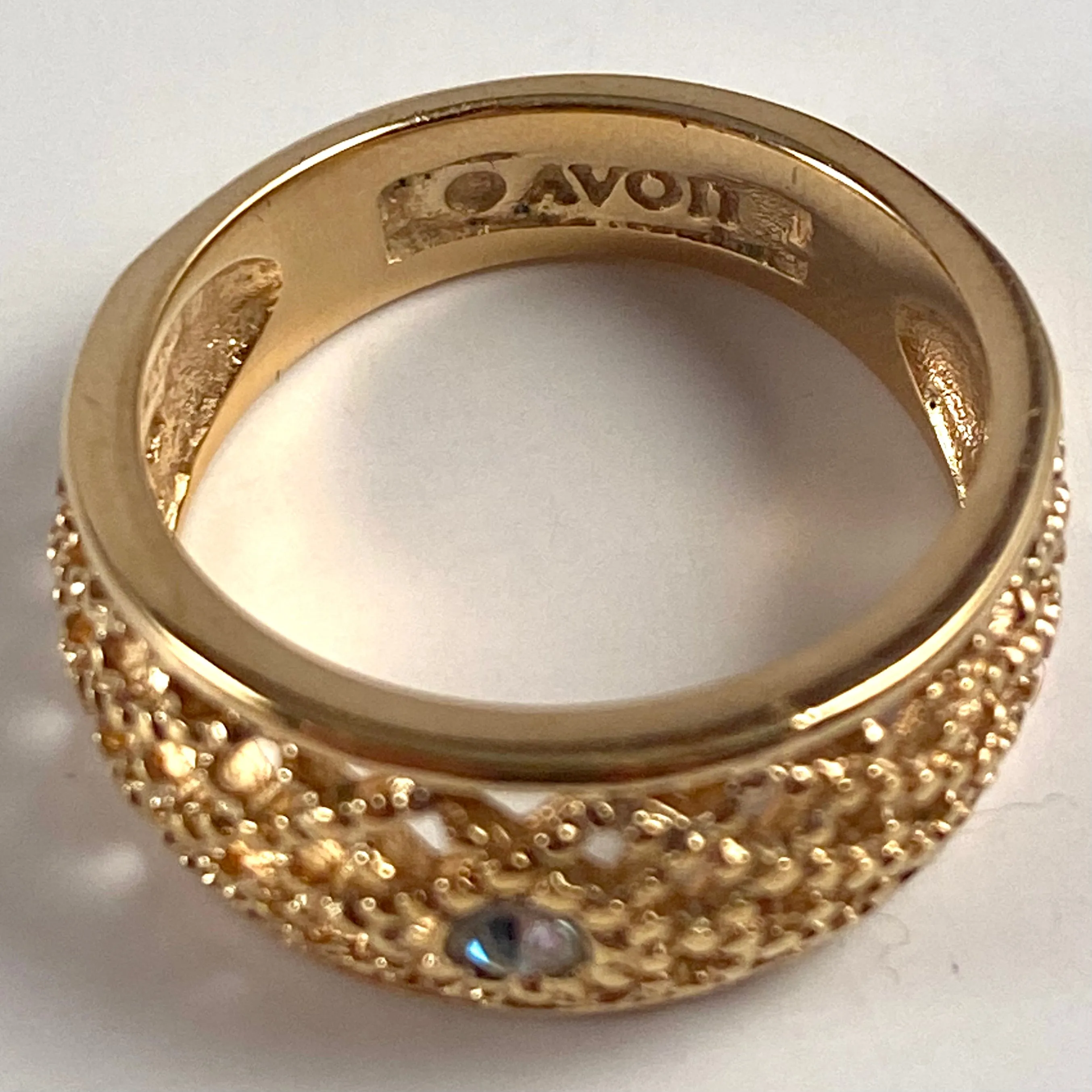 1978 Avon Lattice Lace Ring