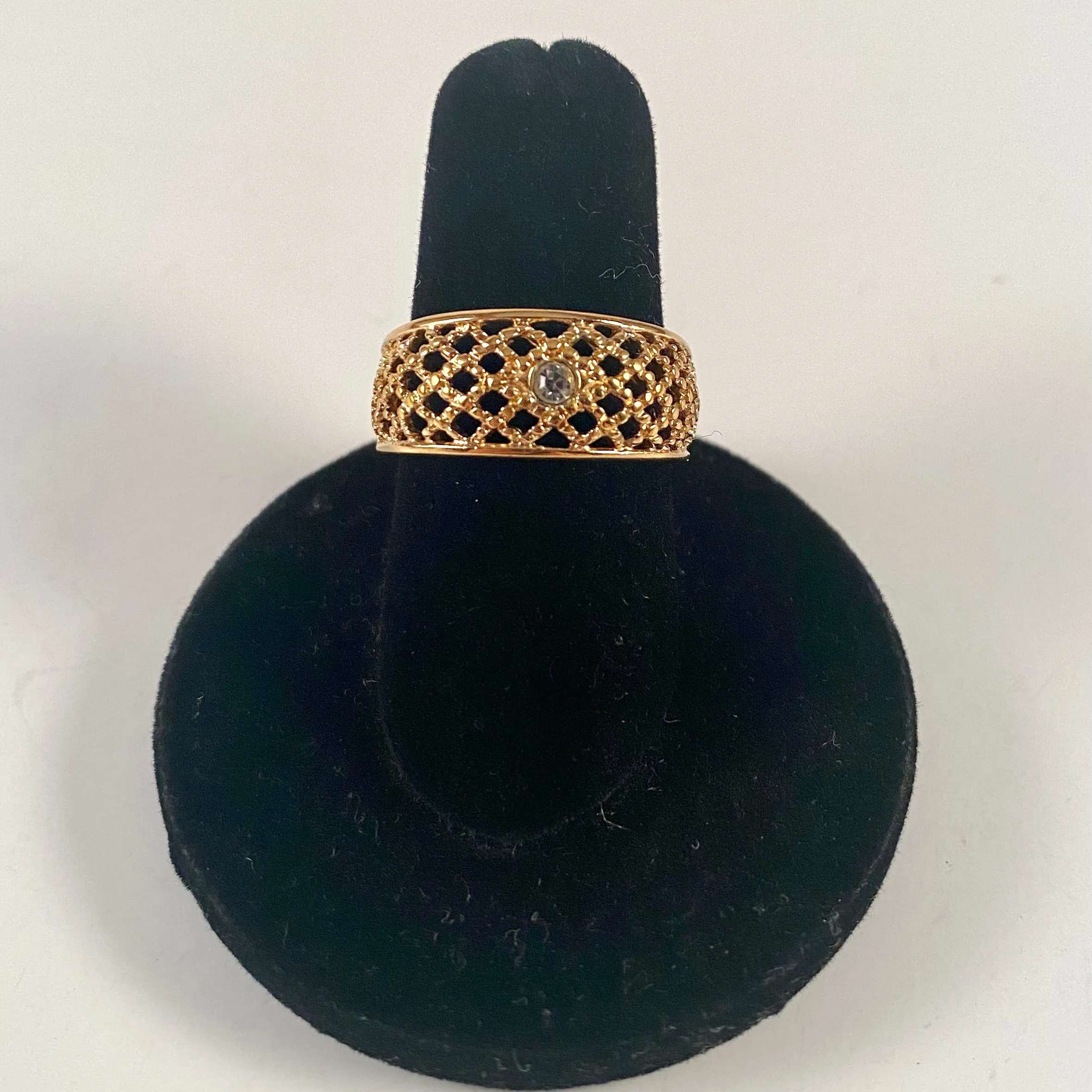 1978 Avon Lattice Lace Ring