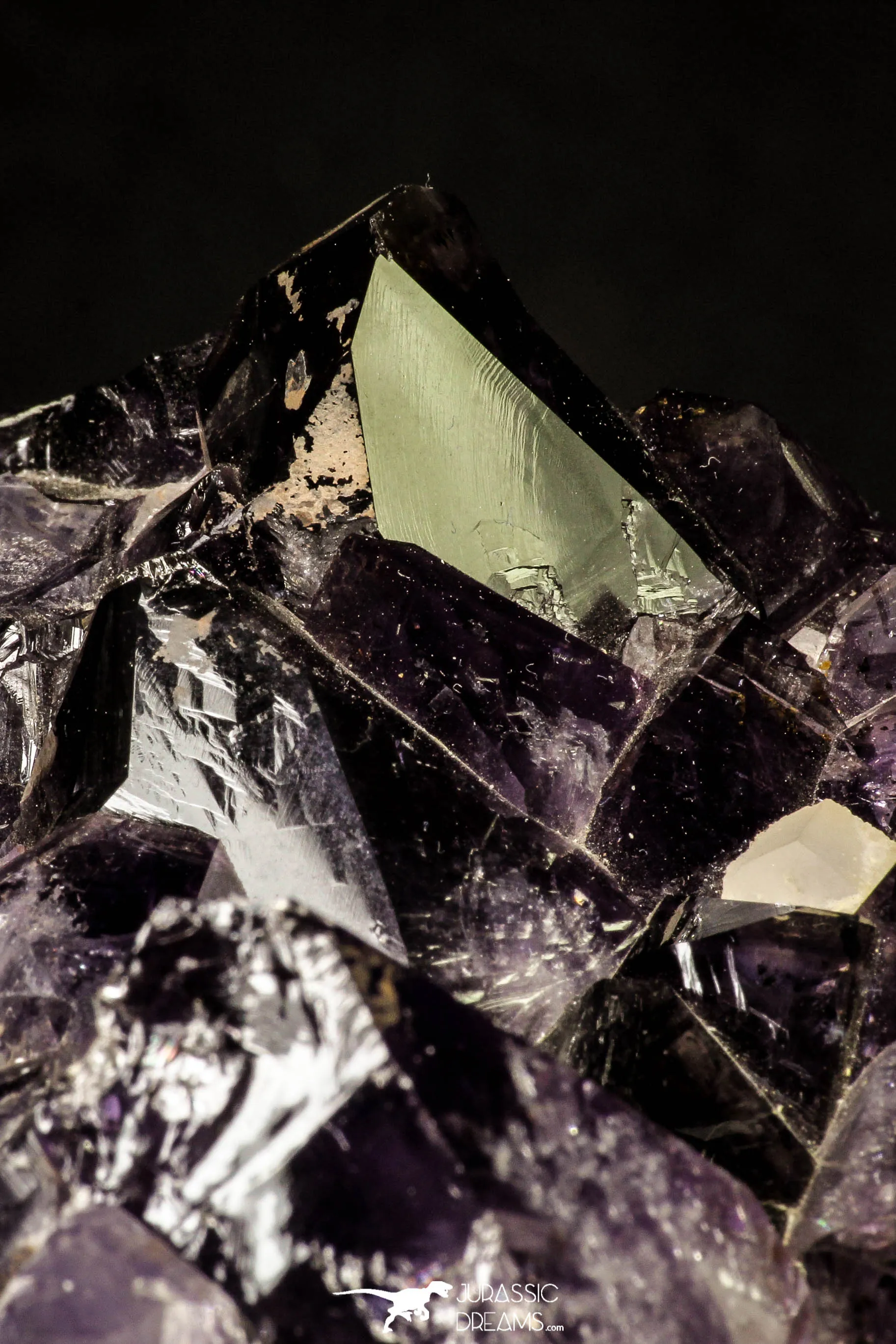 20847 - Beautiful Purple Natural Amethyst Crystals Cluster Minas Gerais District - Brazil