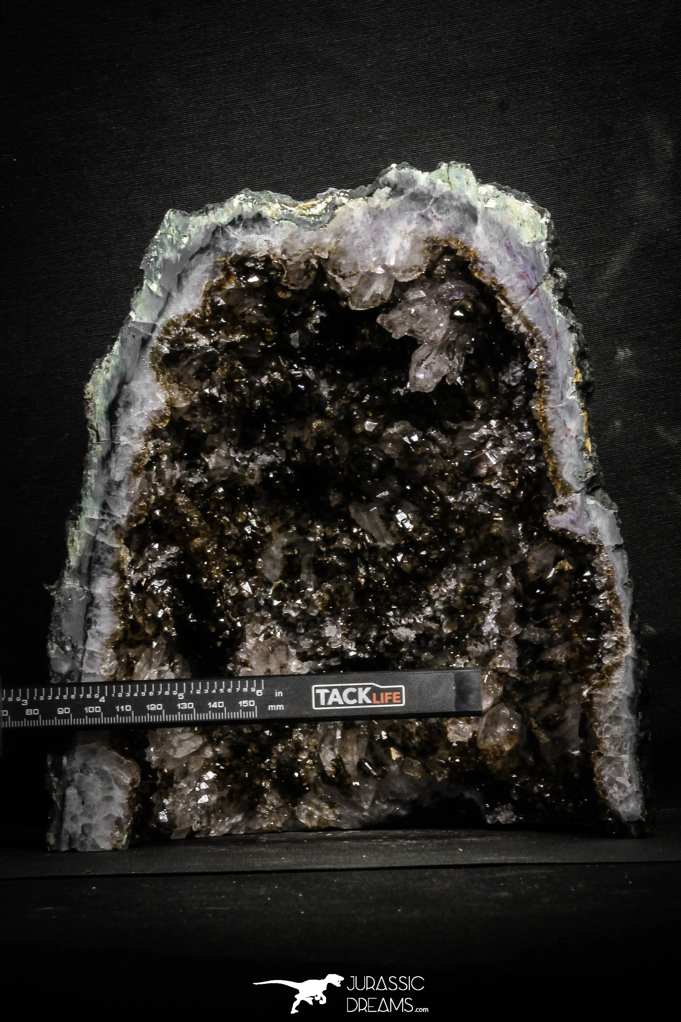 22089 - Beautiful Purple Natural Quartz Geode Minas Gerais District - Brazil