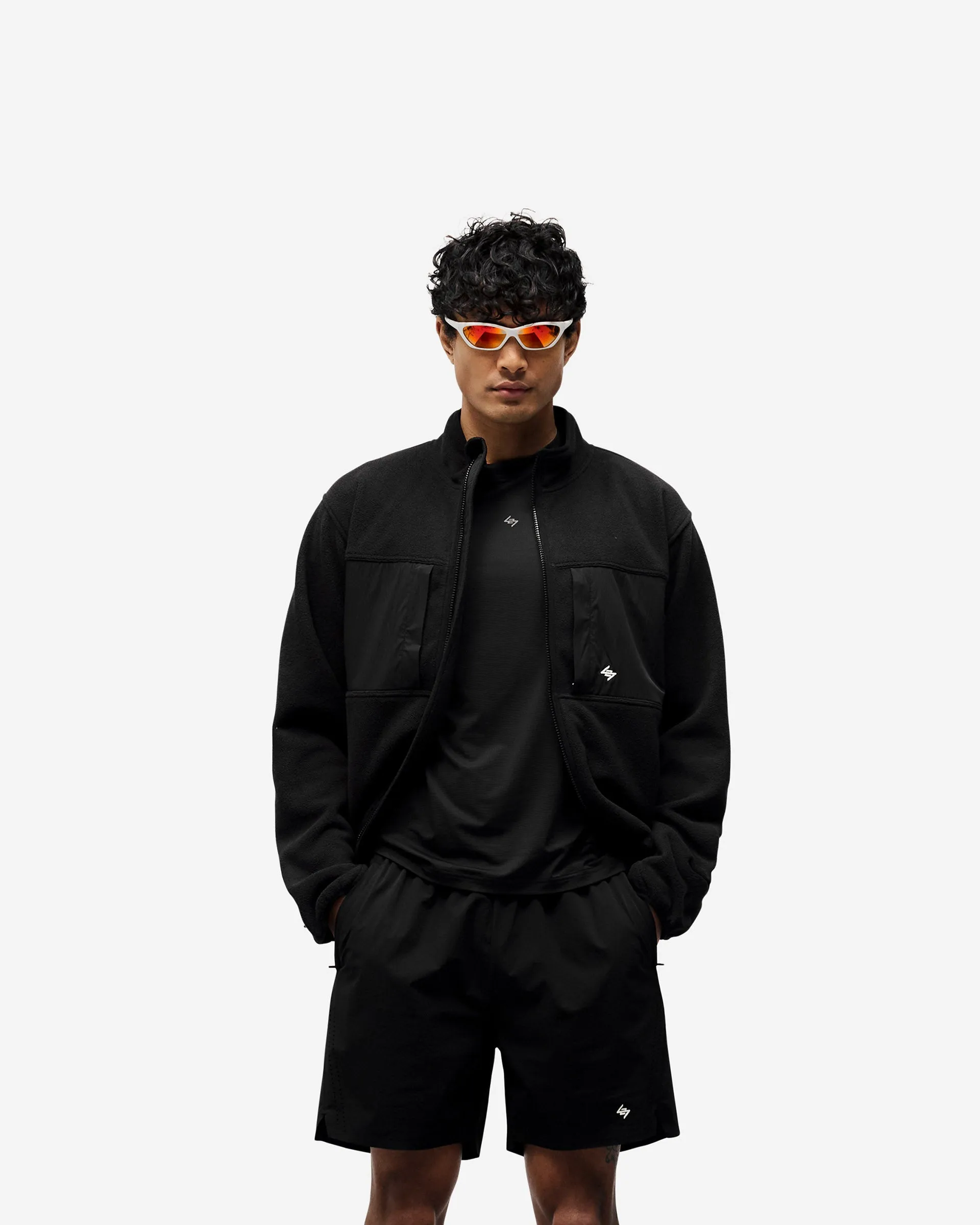 247 Polar Panelled Fleece - Black