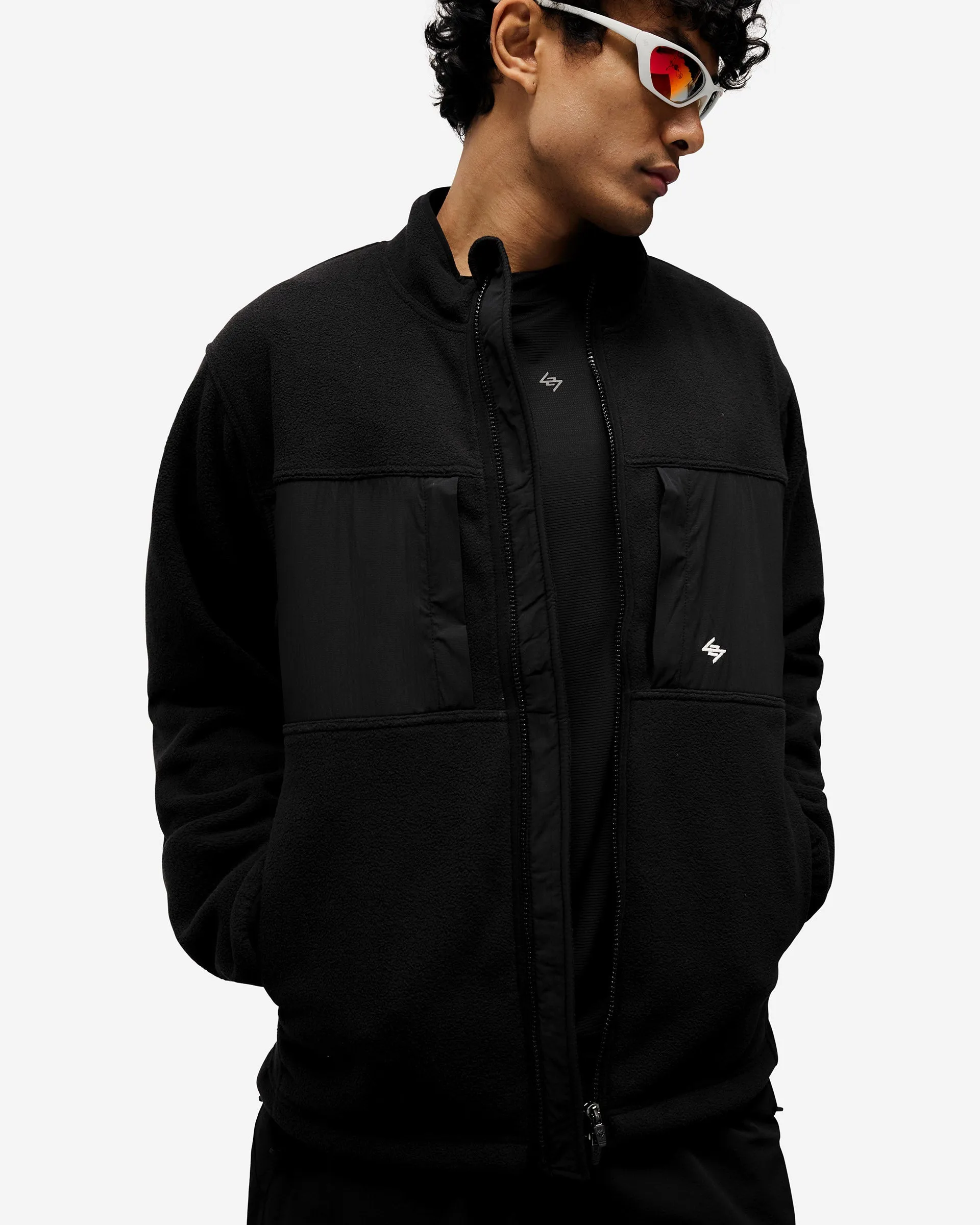 247 Polar Panelled Fleece - Black