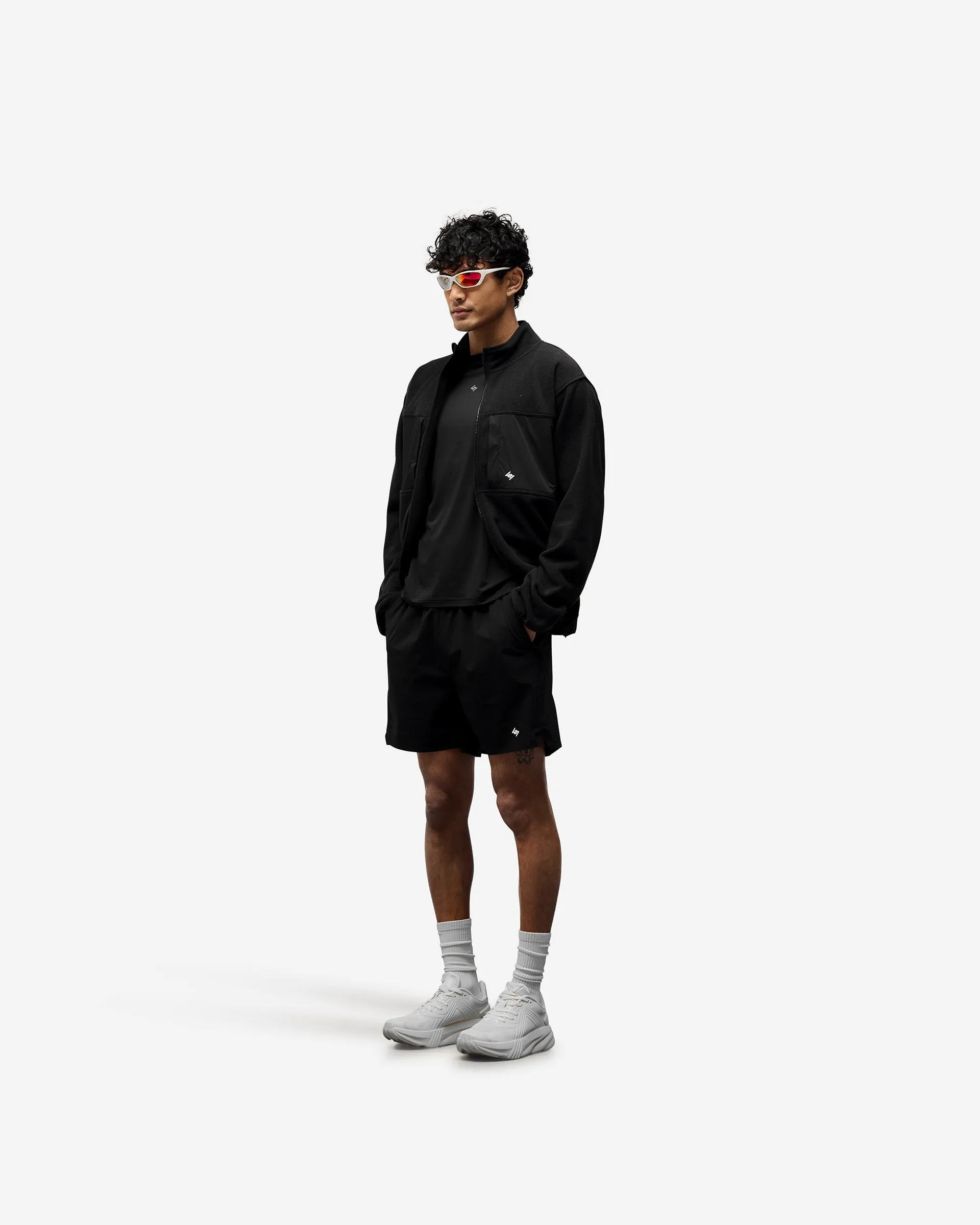 247 Polar Panelled Fleece - Black