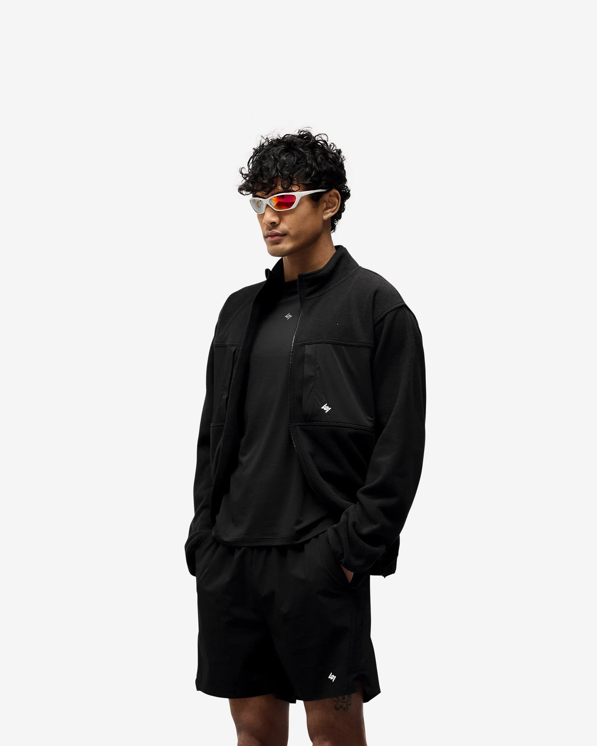 247 Polar Panelled Fleece - Black