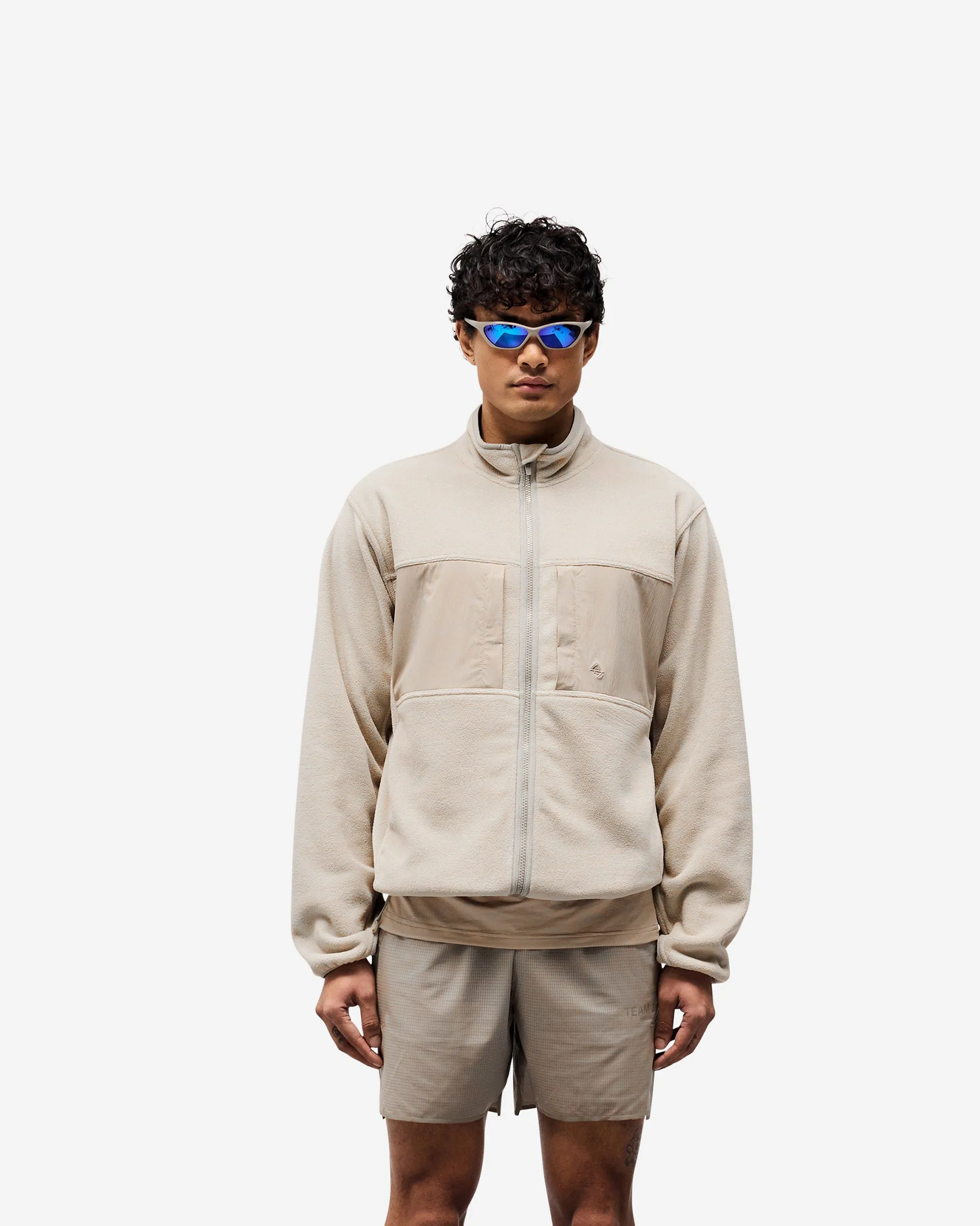 247 Polar Panelled Fleece - Pebble