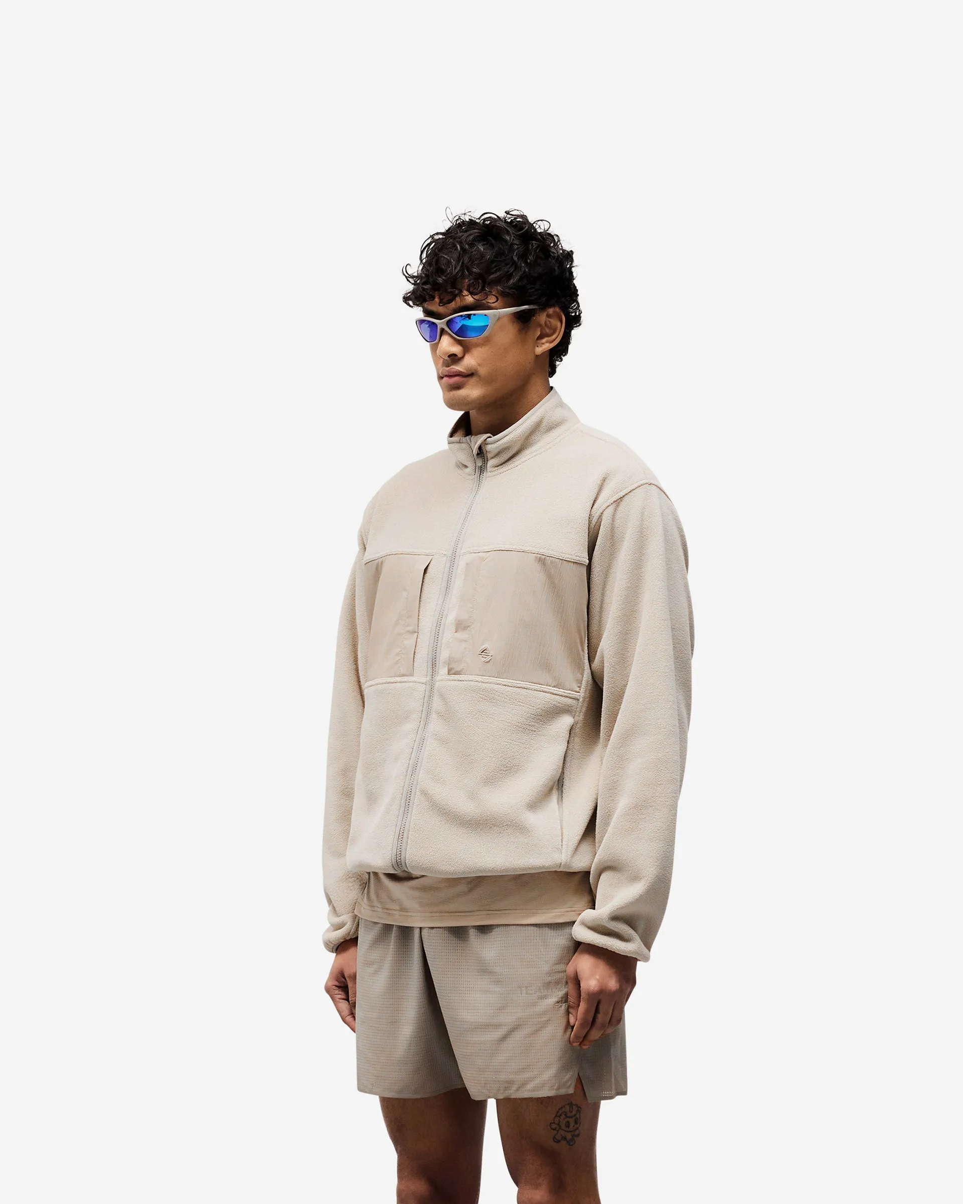 247 Polar Panelled Fleece - Pebble