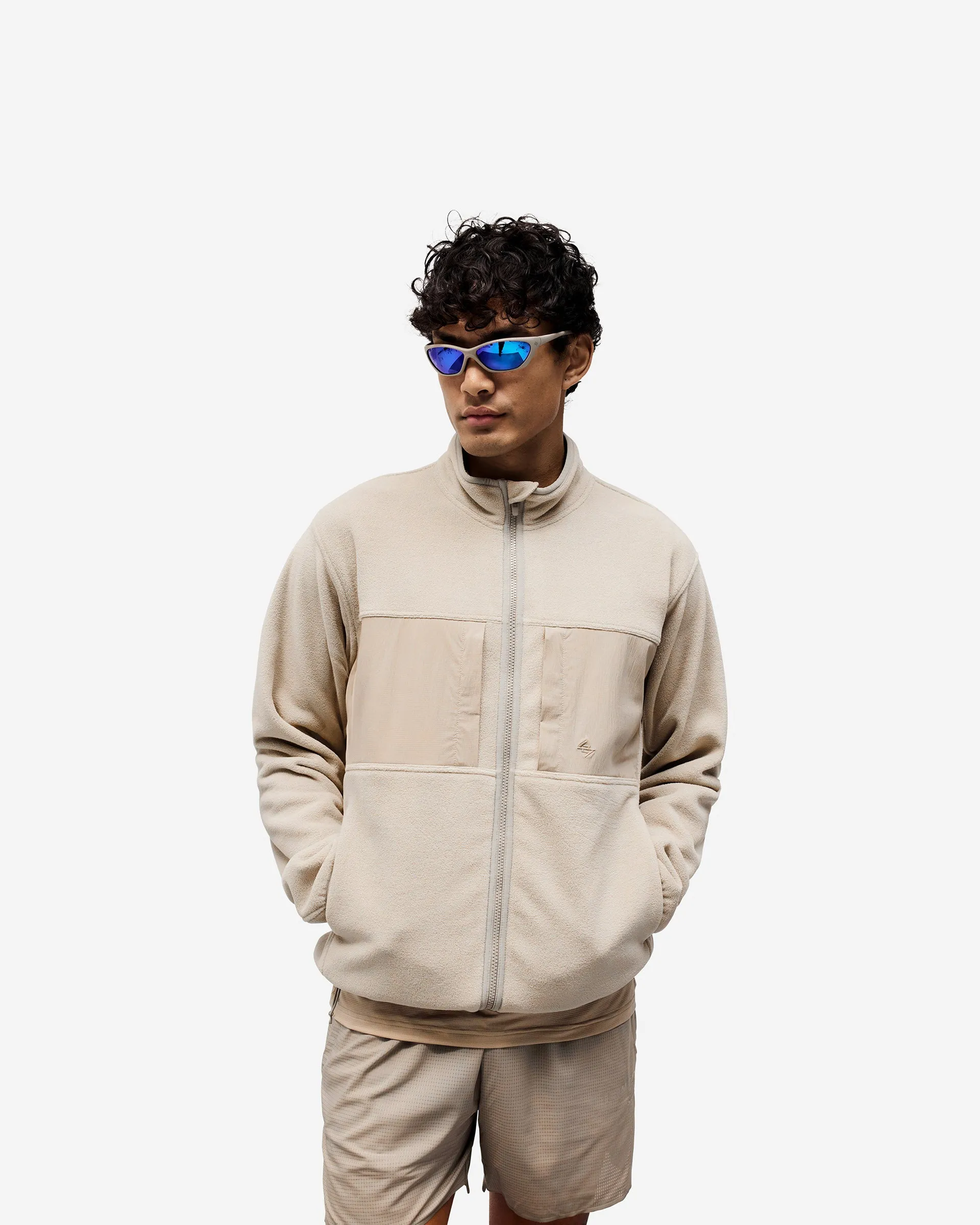 247 Polar Panelled Fleece - Pebble