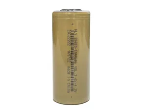 26650 HLY 5000mAh high drain semi Button top Li-ion battery