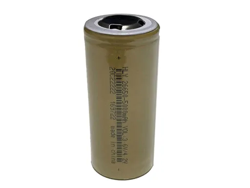 26650 HLY 5000mAh high drain semi Button top Li-ion battery