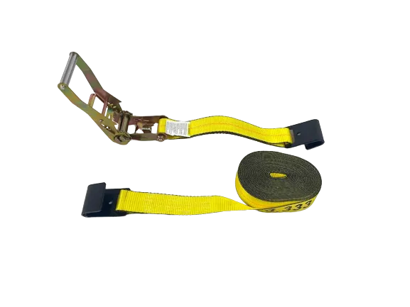 2" x 30' Ratchet Strap with Flat Hook | 3,333lb WLL