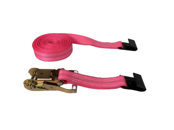 2" x 40' Diamond Weave Ratchet Assembly with Flat Hook