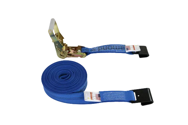 2" x 40' Diamond Weave Ratchet Assembly with Flat Hook
