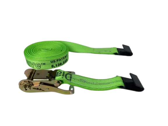 2" x 40' Diamond Weave Ratchet Assembly with Flat Hook