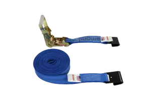2" x 40' Diamond Weave Ratchet Assembly with Flat Hook