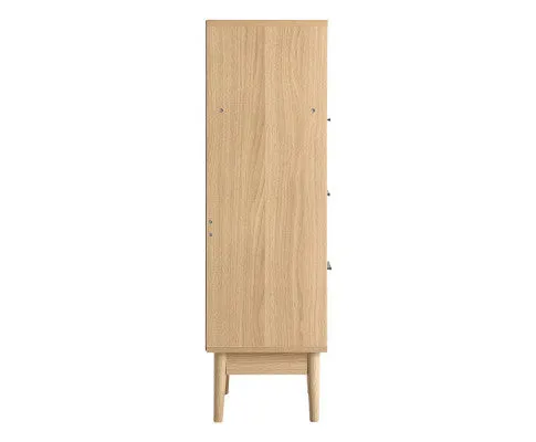 3 Chest of Drawers Rattan Furniture Cabinet Storage Side End Table Shelf