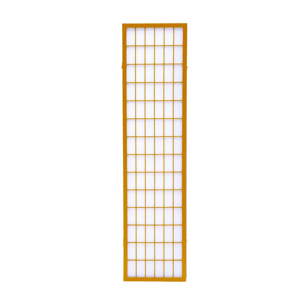 3 Panel Free Standing Foldable  Room Divider Privacy Screen  Wood Frame