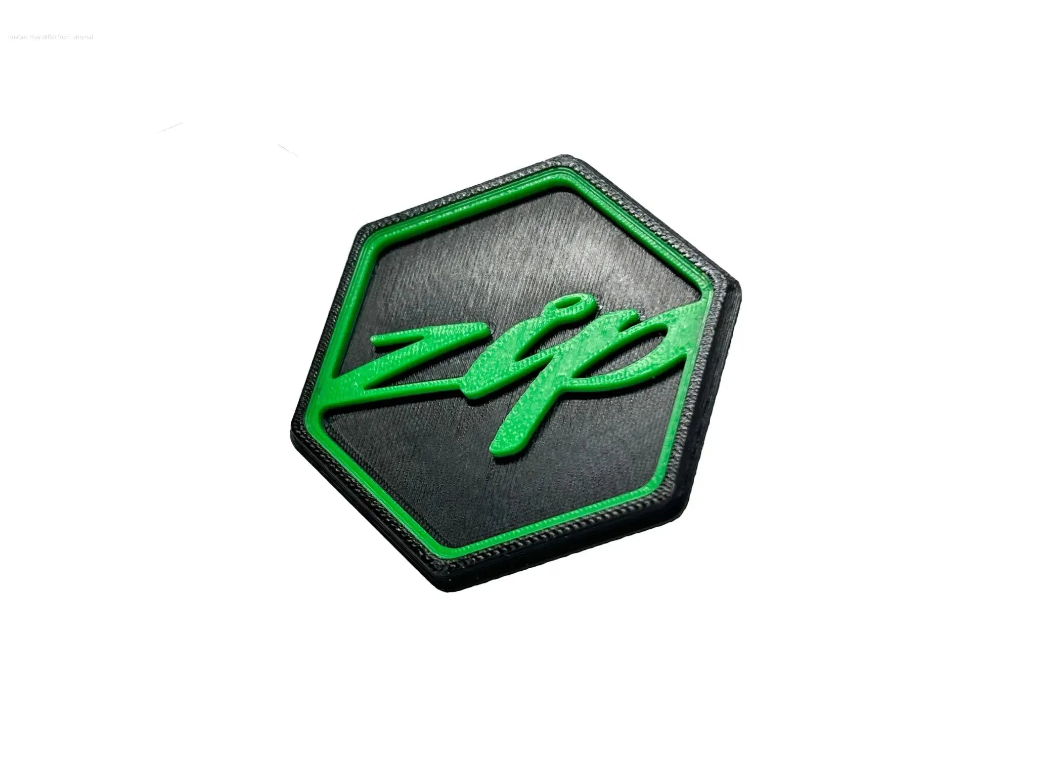 3D Logo Piaggio Custom Edition Green | Piaggio ZIP Models