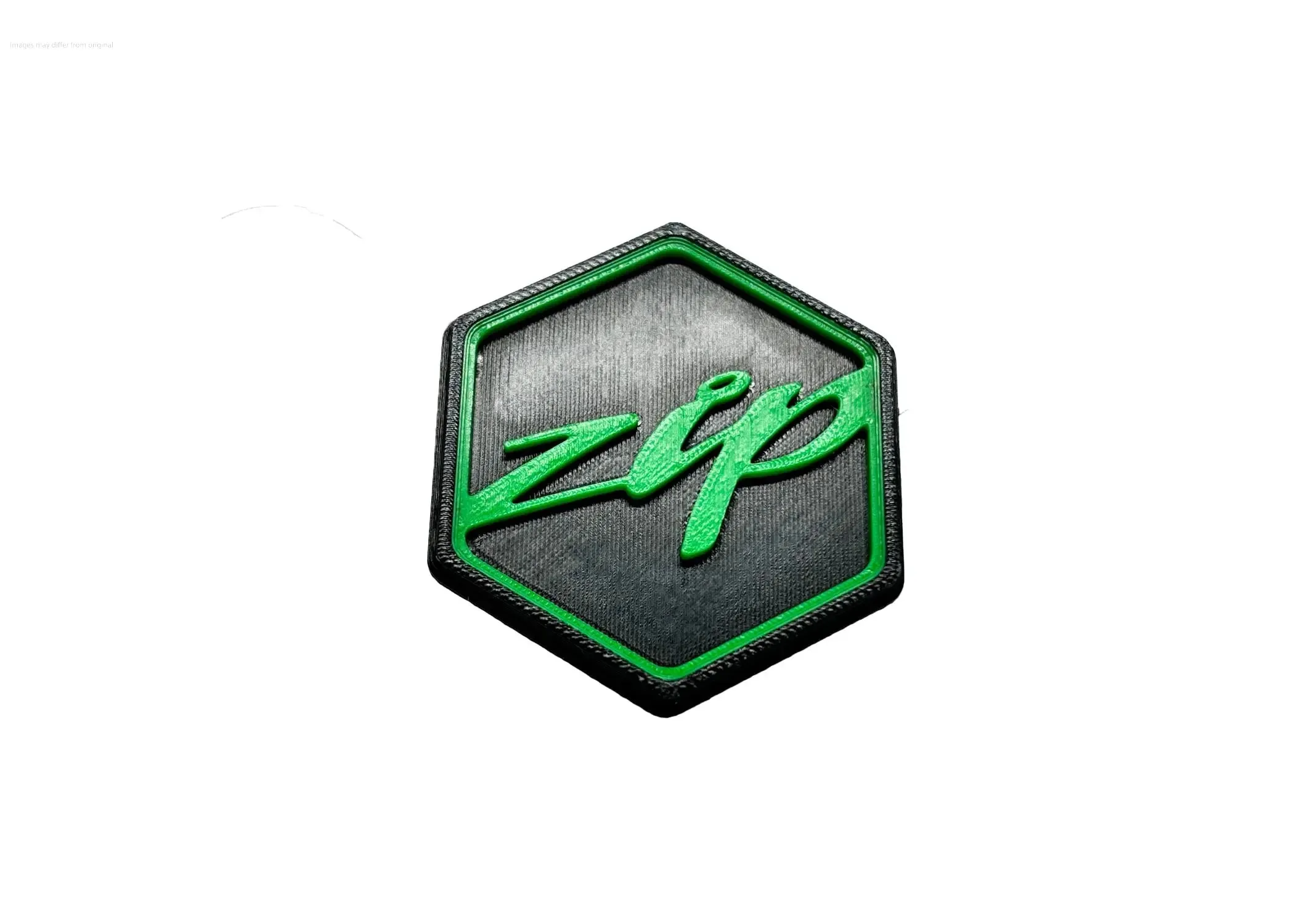 3D Logo Piaggio Custom Edition Green | Piaggio ZIP Models