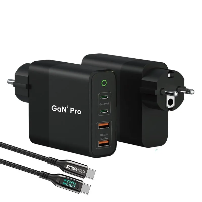 4 Ports Grounding Charger For Laptops