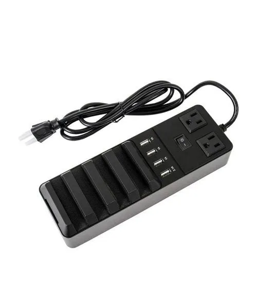 4 USB Port Charging Station – Multi Device Organizer! Charge any smartphone, tablet, camera, mp3 player, gaming device, etc.