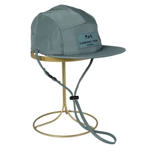 5 panel waterproof snapback hat blue
