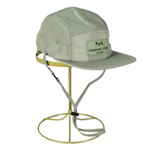 5 panel waterproof snapback hat sage