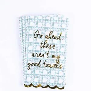8 Oak Lane - Seafoam Paper Guest Towel Packs
