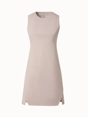 A-Line Cotton Double-Face Sheath Dress
