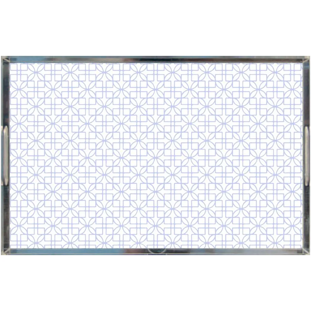Acrylic Tray - D&D Lattice Blue