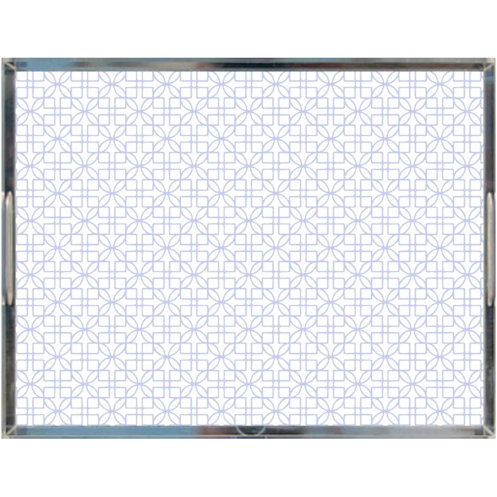 Acrylic Tray - D&D Lattice Blue