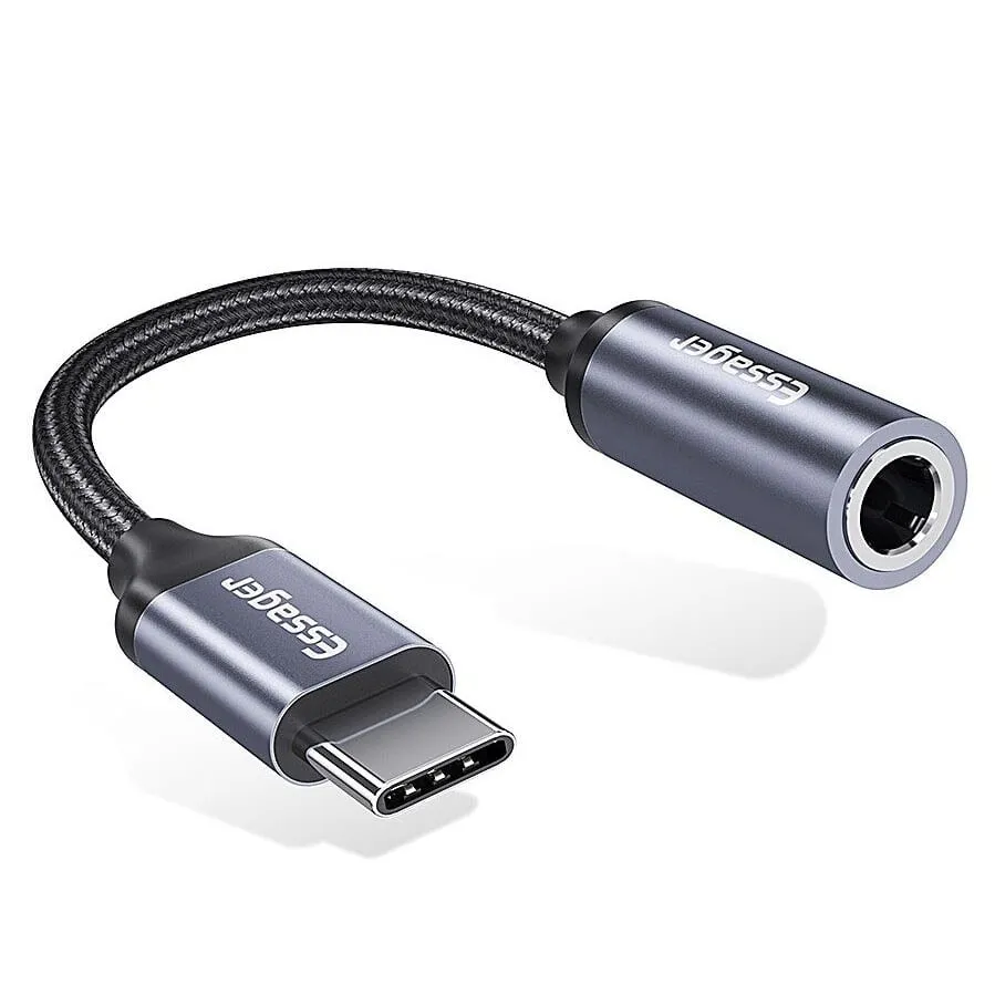 Adapter AUX Mini Jack do USB-C z DAC - Essager