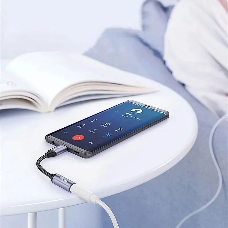 Adapter AUX Mini Jack do USB-C z DAC - Essager