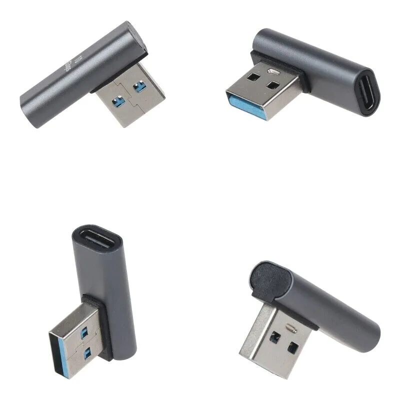 Adapter Kątowy 90° Stopni USB-A → USB-C