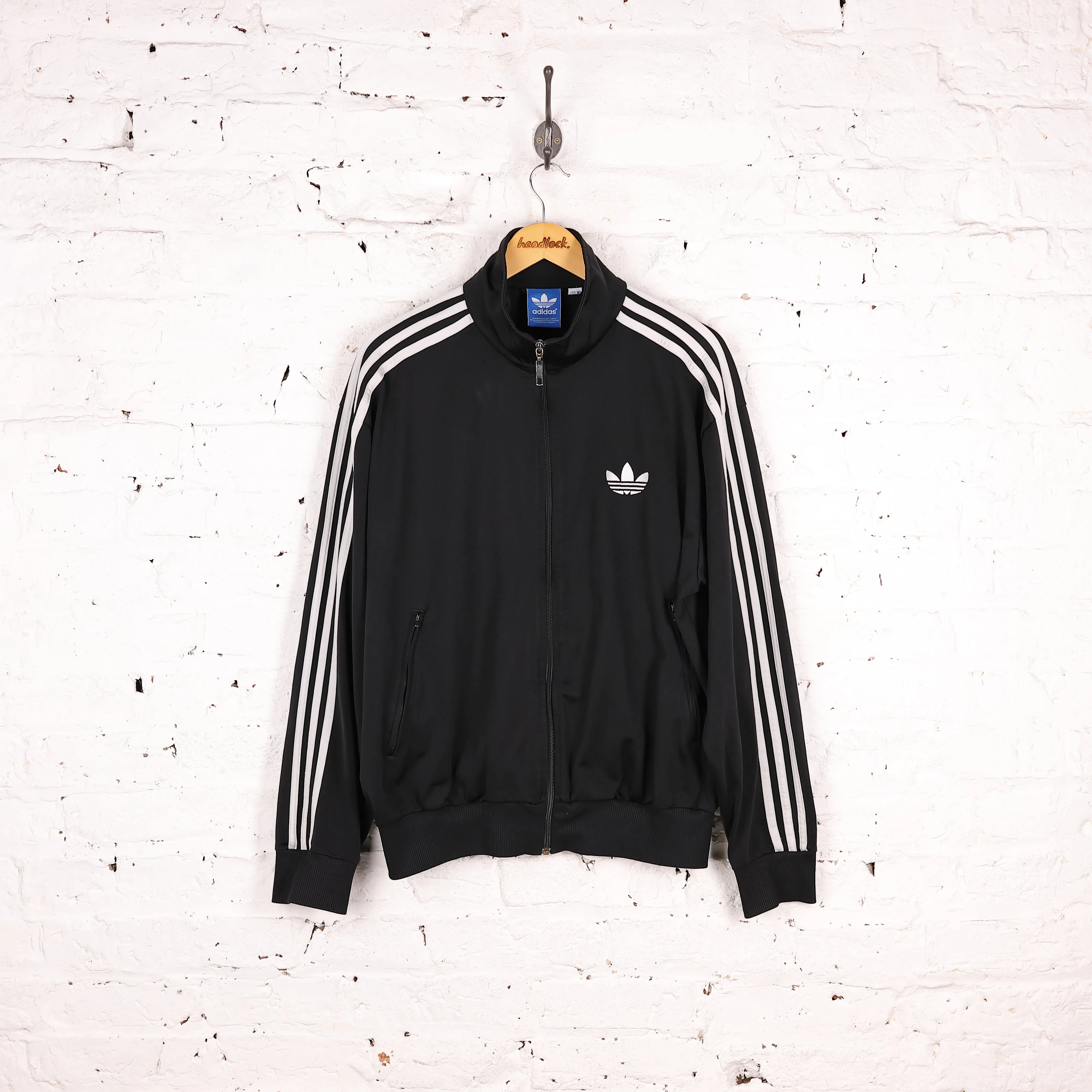 Adidas 90s Tracksuit Top Jacket - Black - L