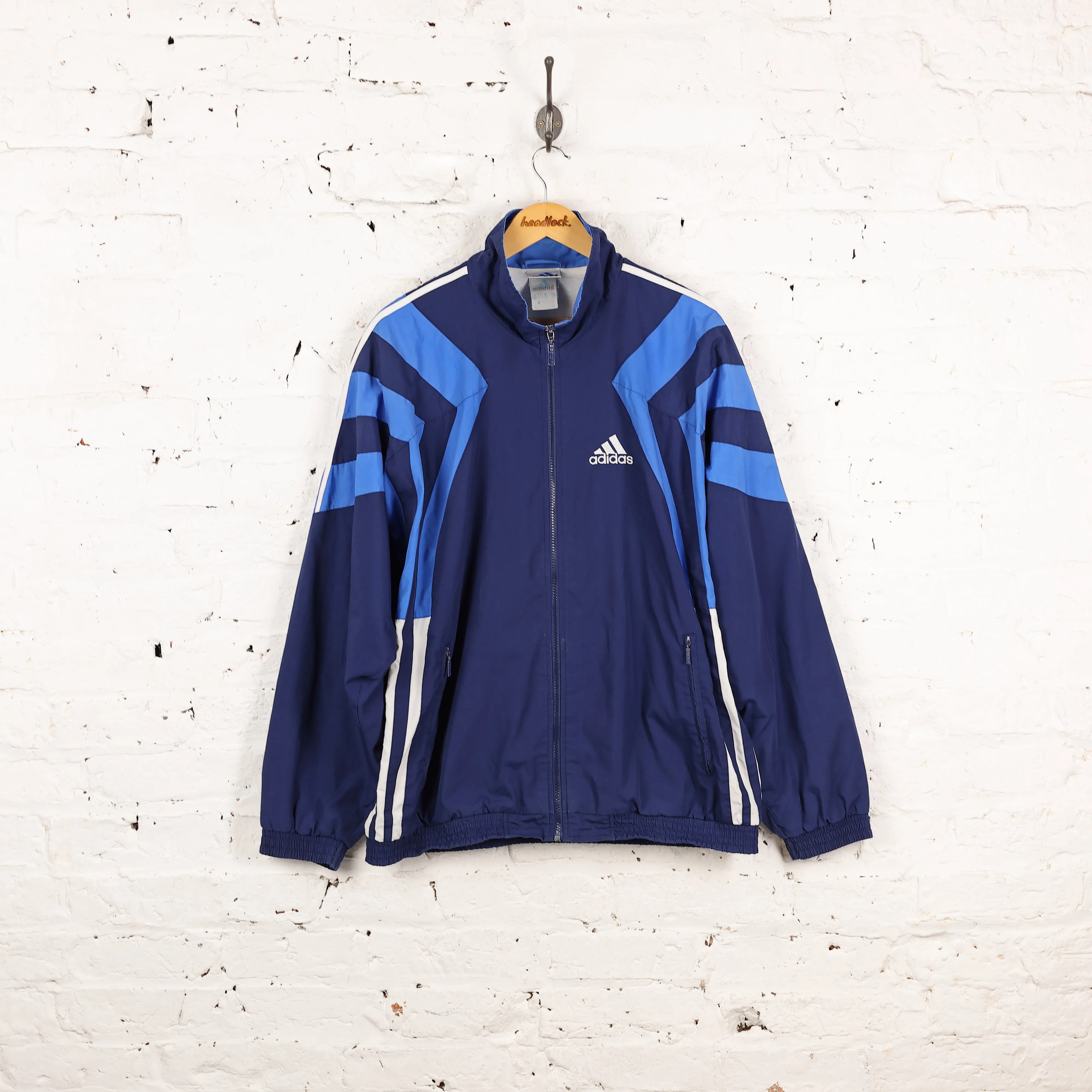 Adidas 90s Tracksuit Top Jacket - Blue - L
