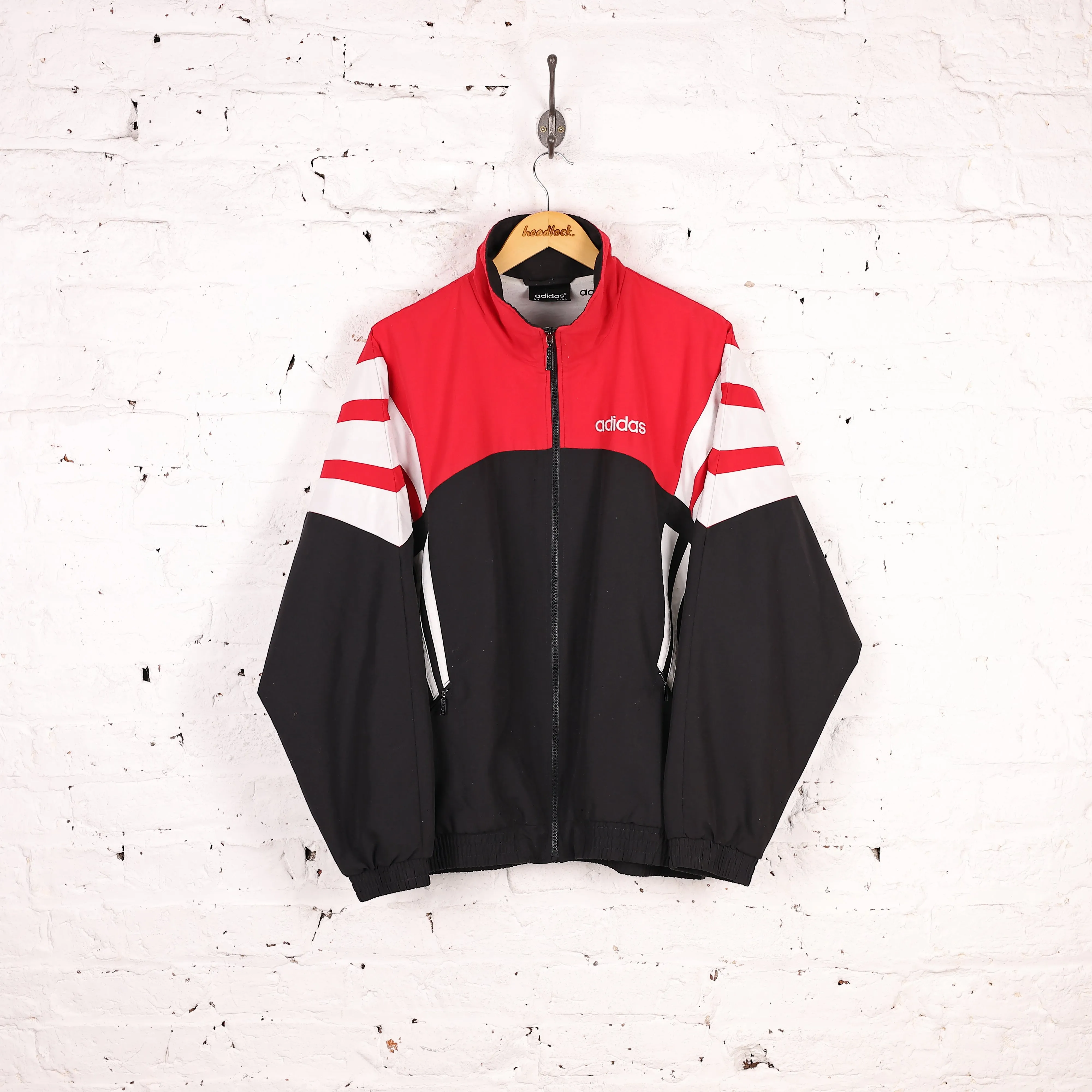 Adidas 90s Tracksuit Top Jacket - Red - L