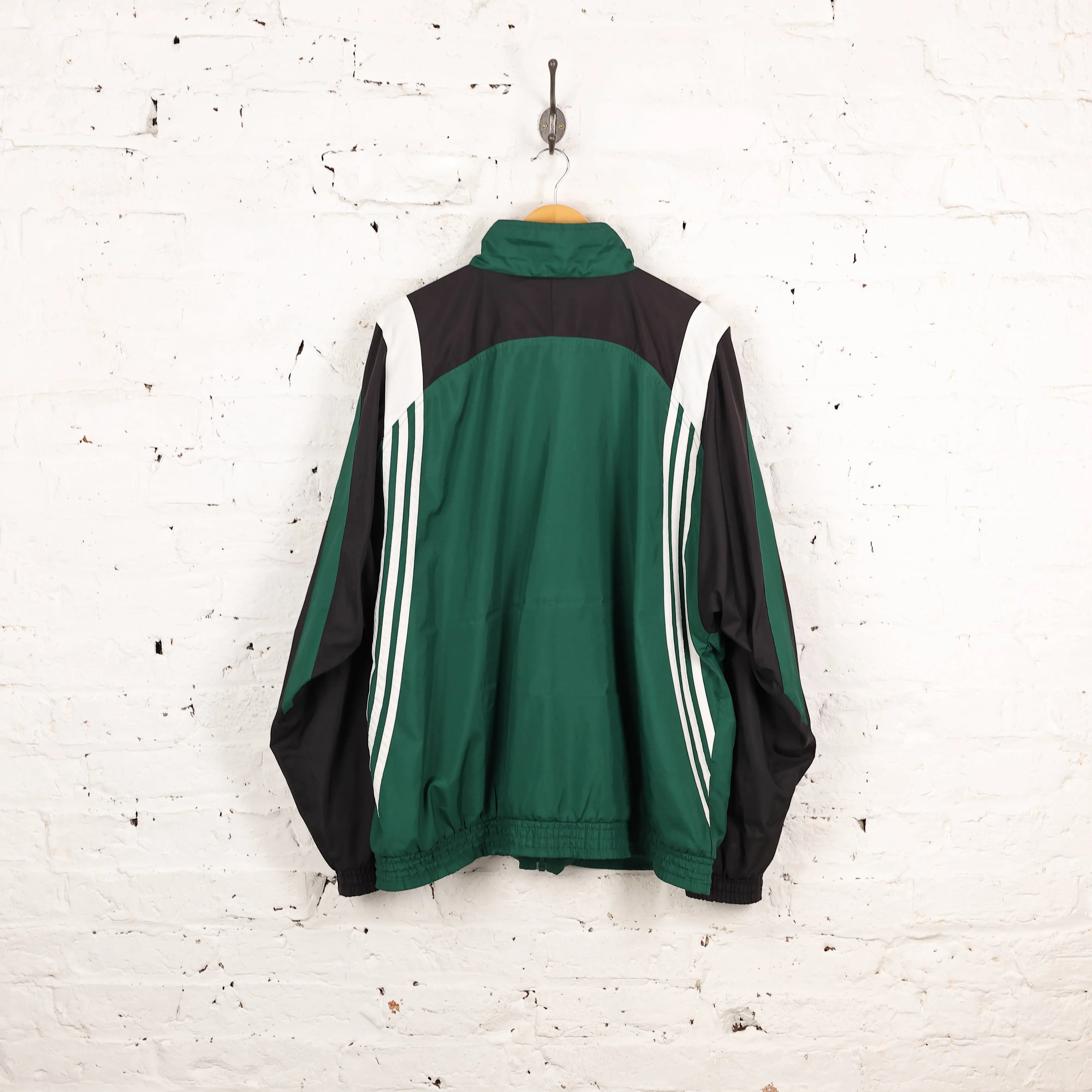 Adidas Shell Tracksuit Top Jacket - Green - XL