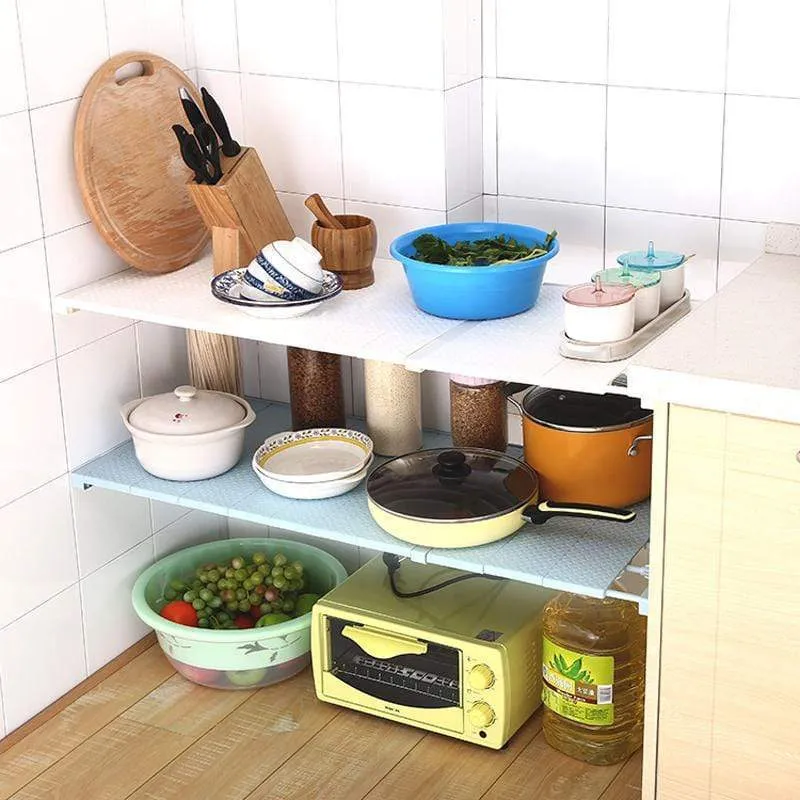 Adjustable Organizer Storage Shelf Wall Mounted