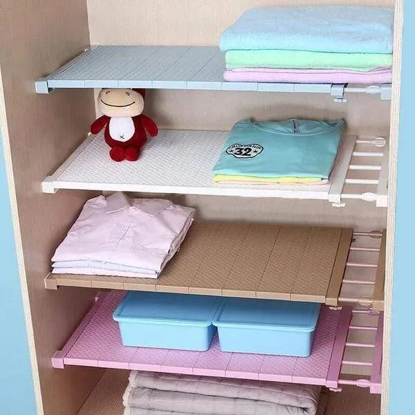 Adjustable Organizer Storage Shelf Wall Mounted