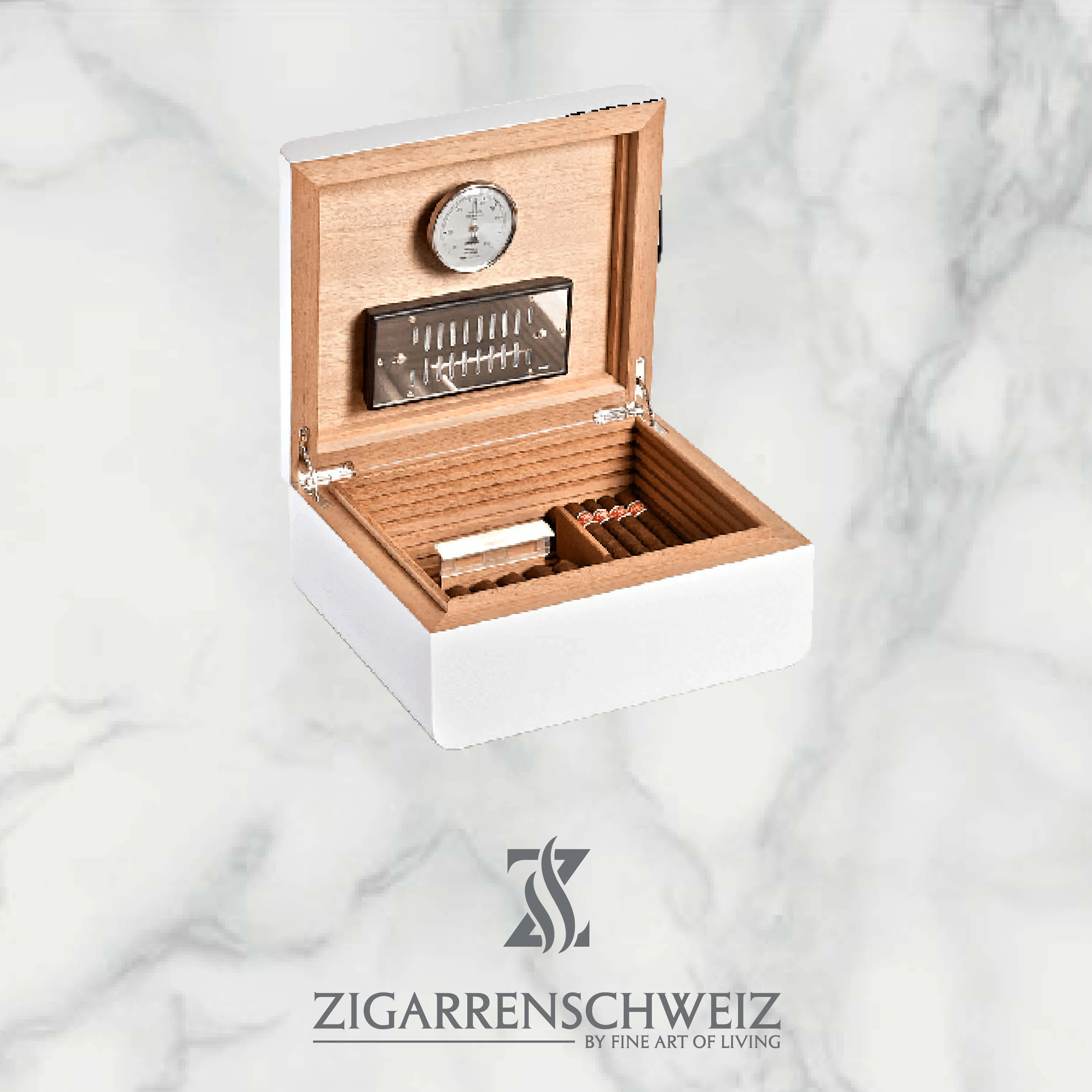 adorini Carrara M Deluxe Humidor - für 68 Zigarren