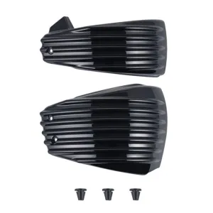 Advanblack Color Matched Ribbed Side Battery Cover for M8 Harley Softail
