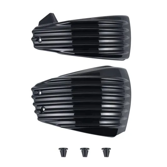 Advanblack Color Matched Ribbed Side Battery Cover for M8 Harley Softail