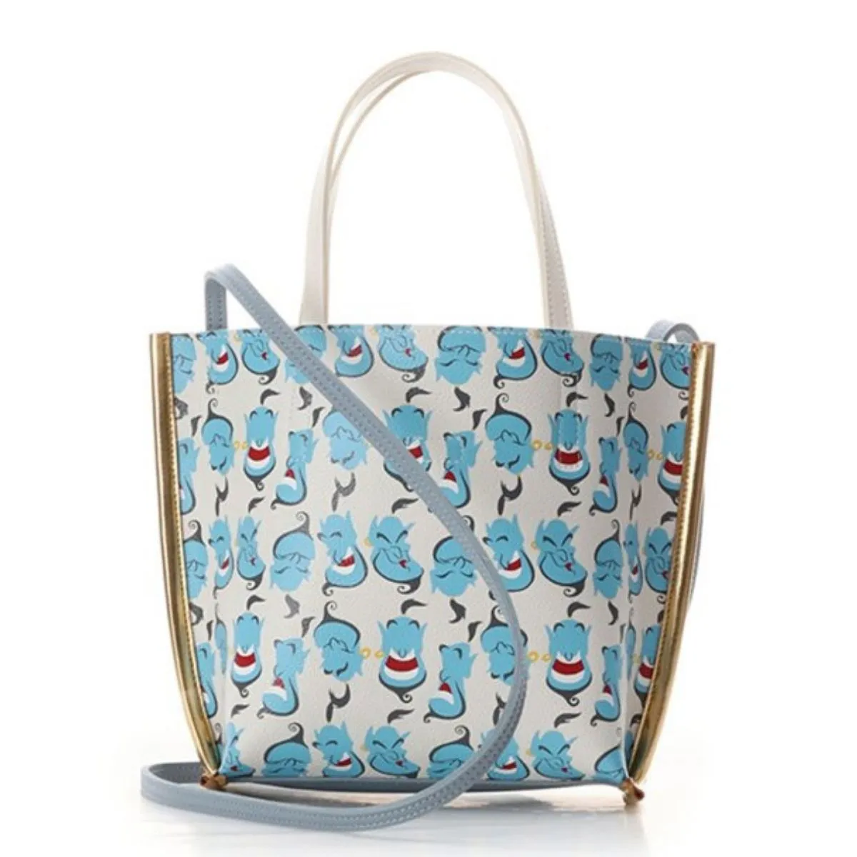 Aladdin Genie Drummer Blue Crossbody Bag
